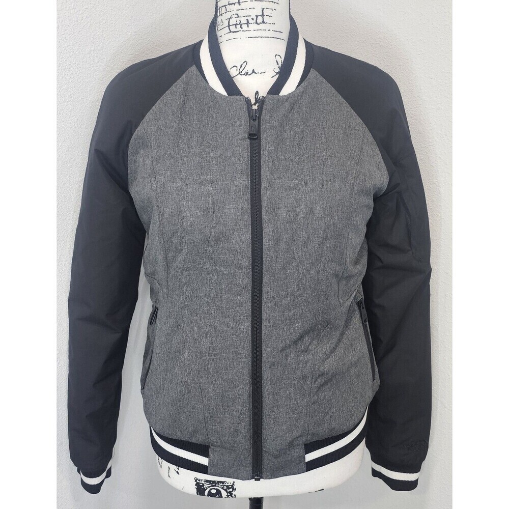 The North Face Bomber Jacket Womens S Casual Colorblock Full Zip Pockets New